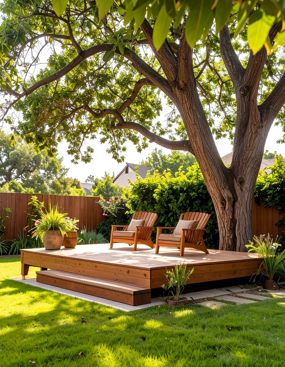 The Island Deck Retreat - 30 deck ideas for backyard