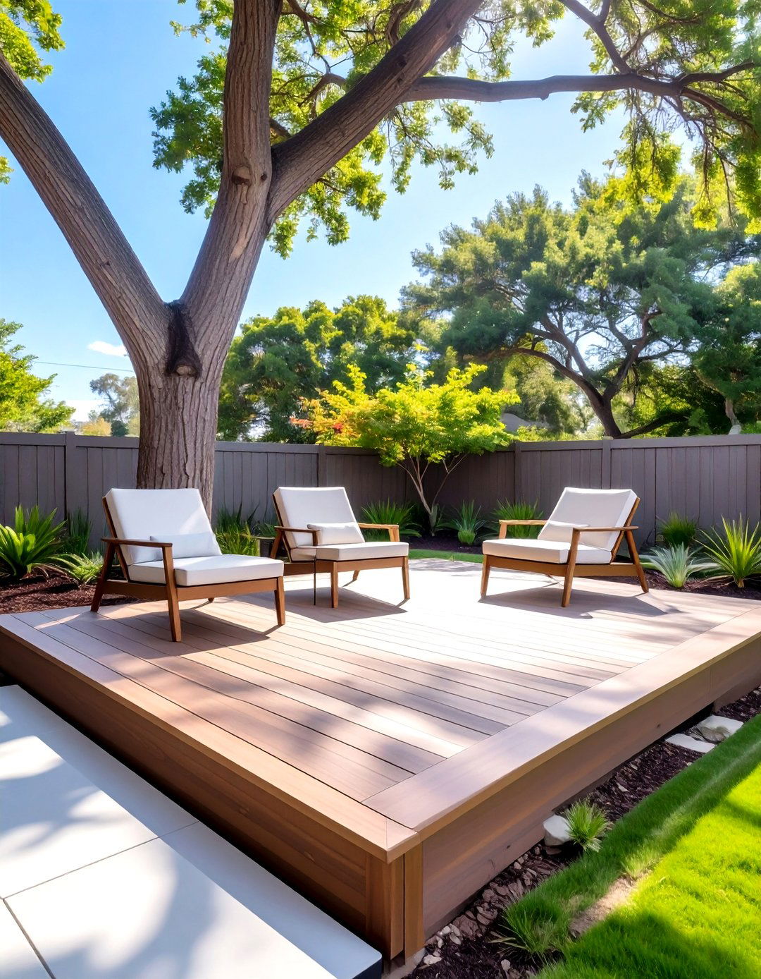 The Island Deck - 30 cheap deck ideas