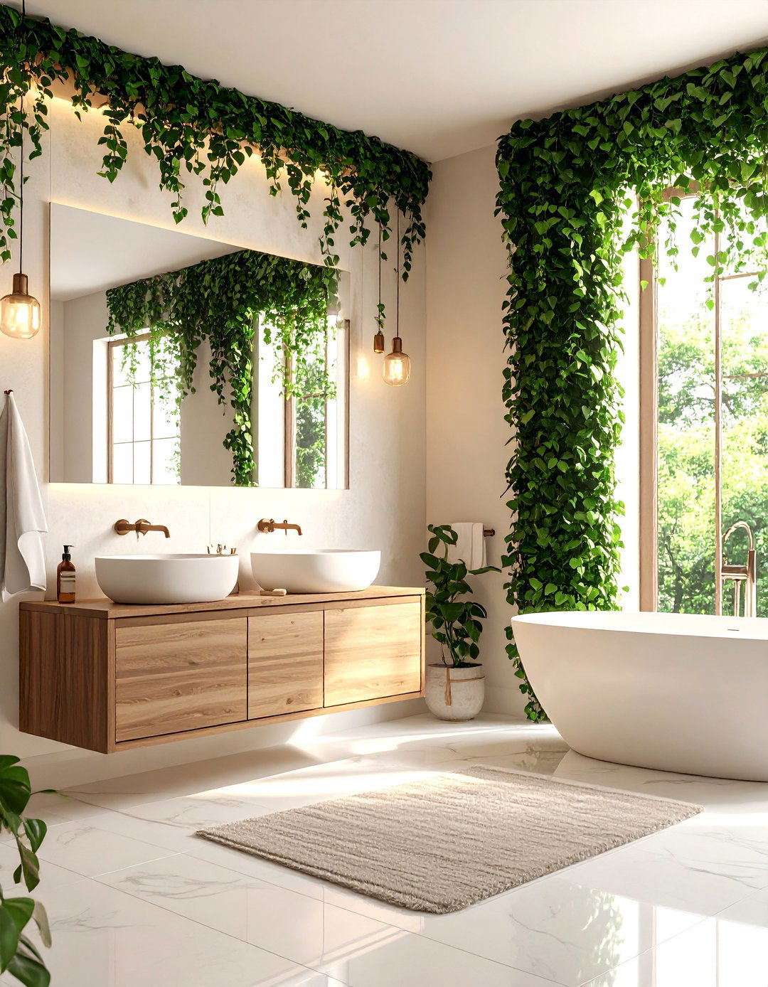 The Ivy Themed Decor Accents - 30 90s interior design ideas