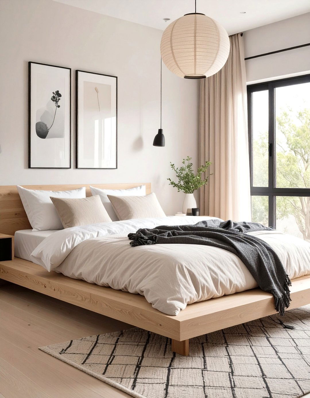 The Japandi Fusion Bedroom - 30 cozy modern small bedroom ideas