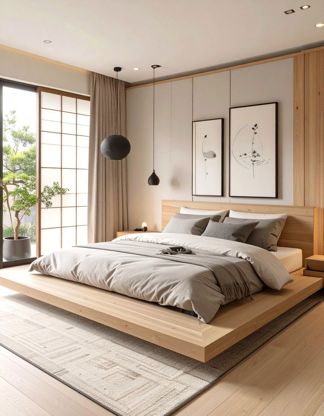 The Japandi Fusion Bedroom - 30 neutral bedroom ideas
