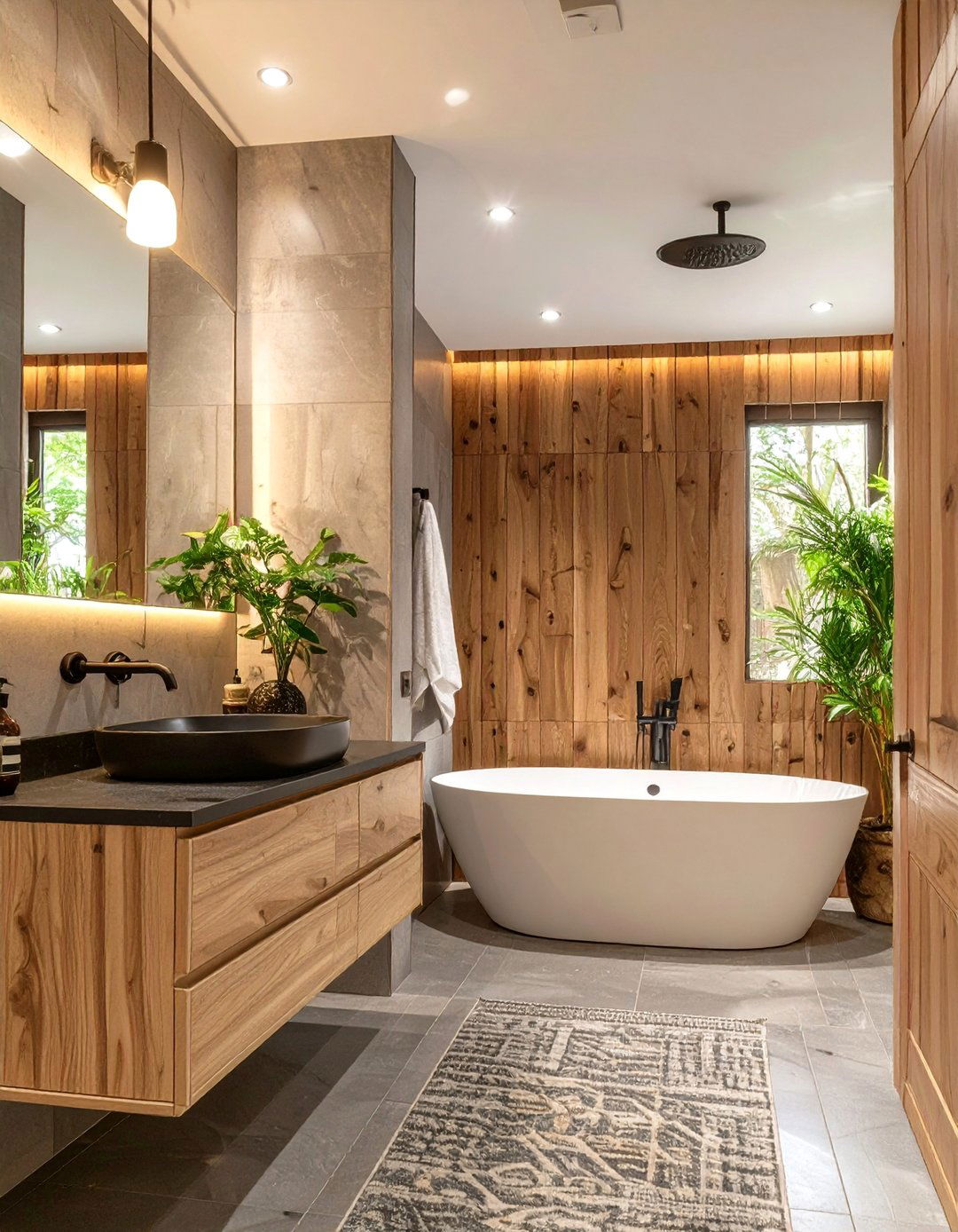 The Japandi Sanctuary Bathroom - 30 bathroom update ideas
