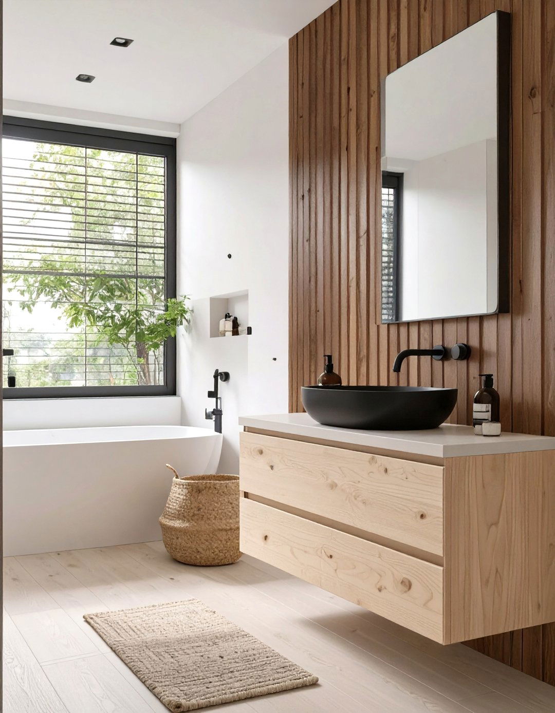 The Japandi Style Bathroom - 30 bathroom color ideas 2025