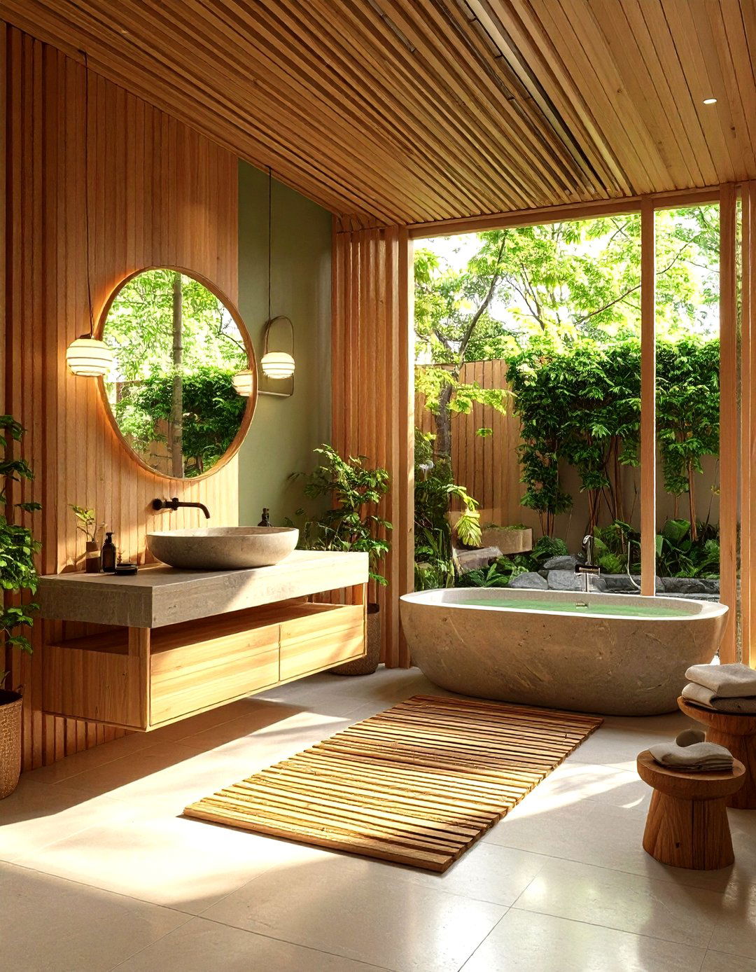 The Japandi Style Guest Bathroom - 30 guest bathroom decor ideas