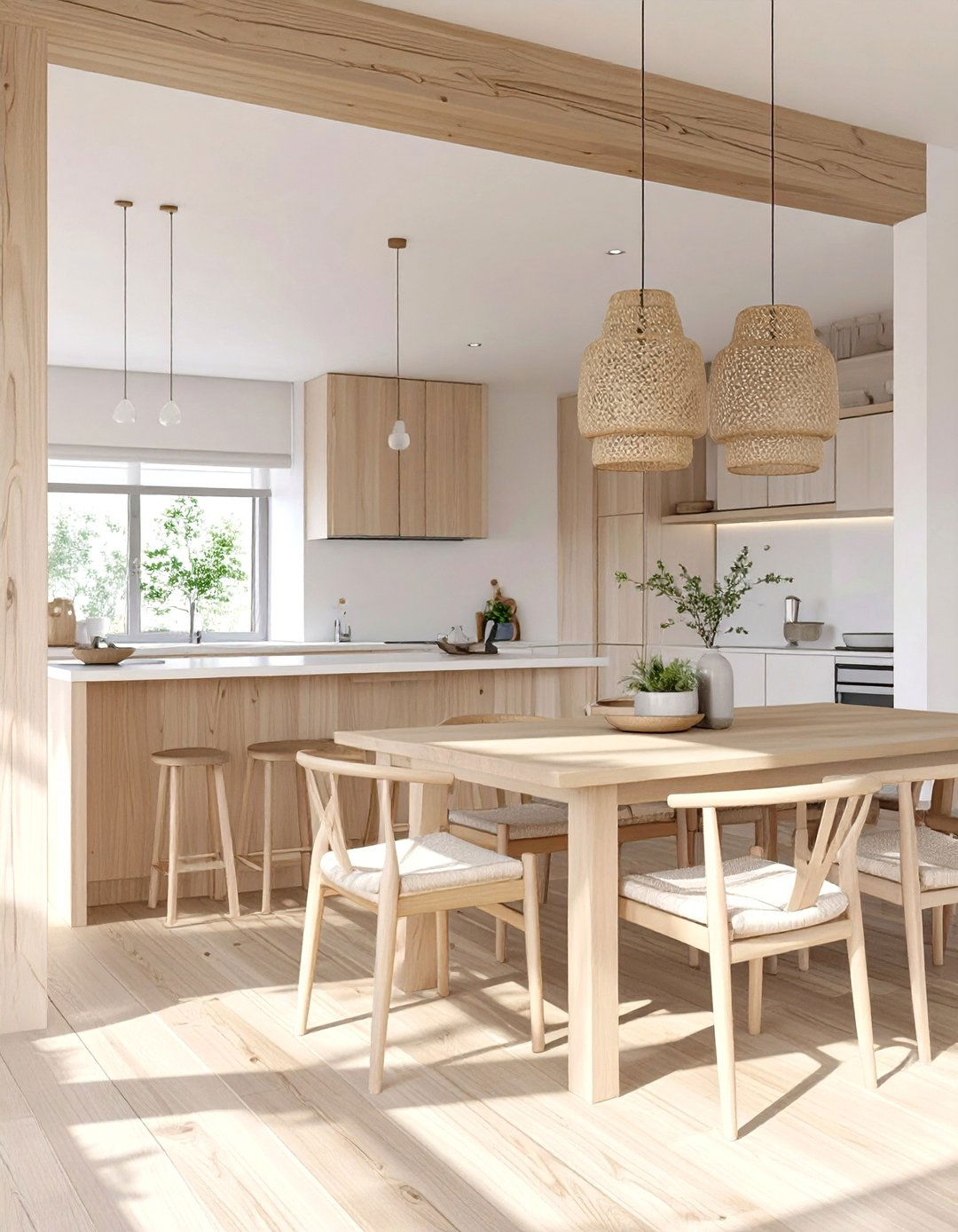 30 Clever Combined Kitchen Dining Room Ideas for Homes