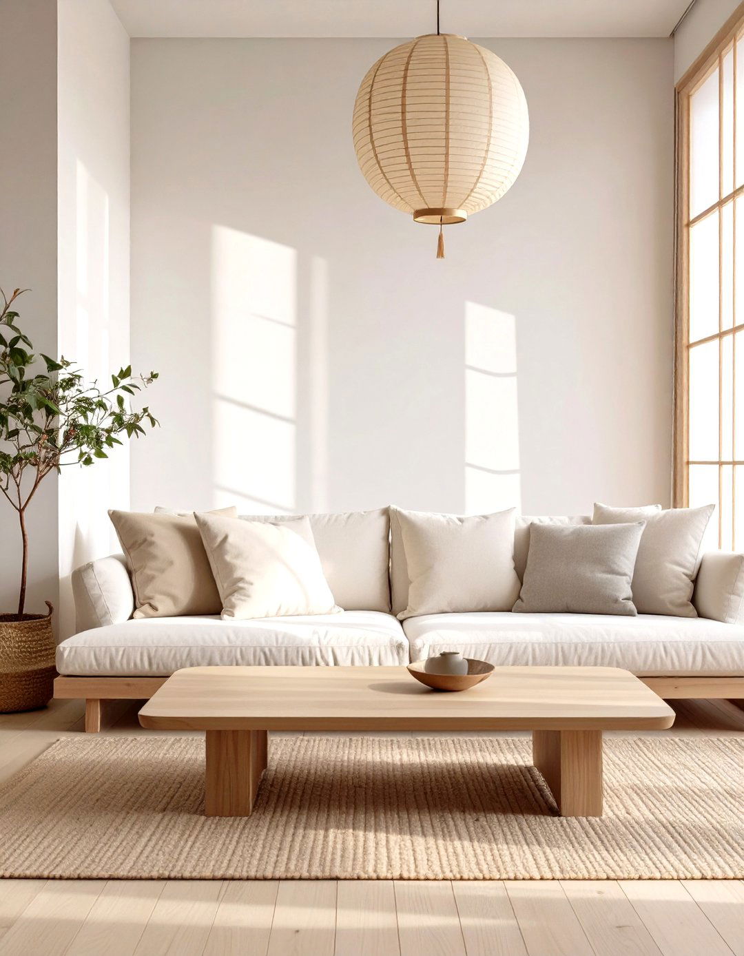 The Japandi Style Living Room - 30 cute cozy apartment living room decorating ideas