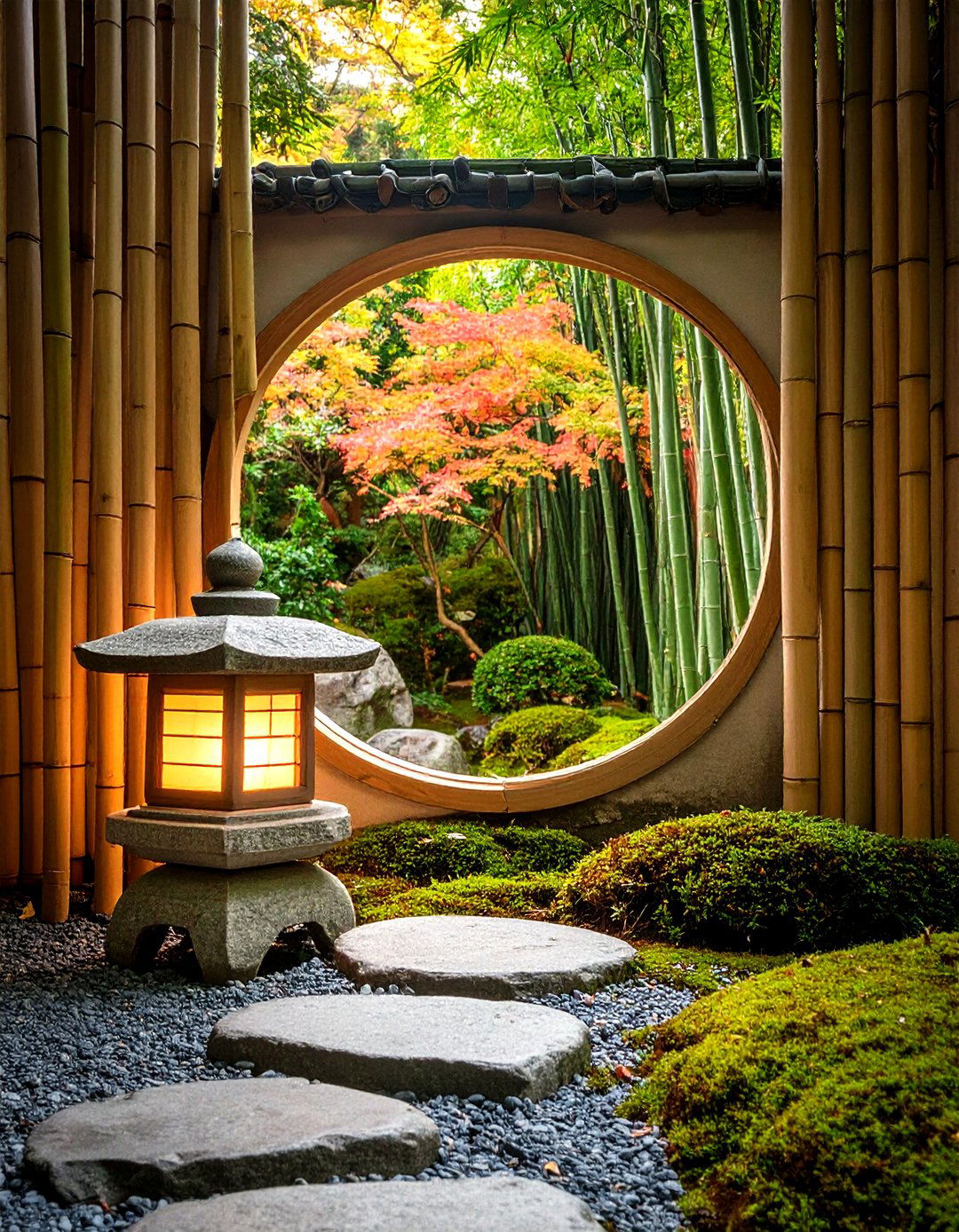 The Japanese Inspired Bamboo Garden Wall - 30 garden wall ideas