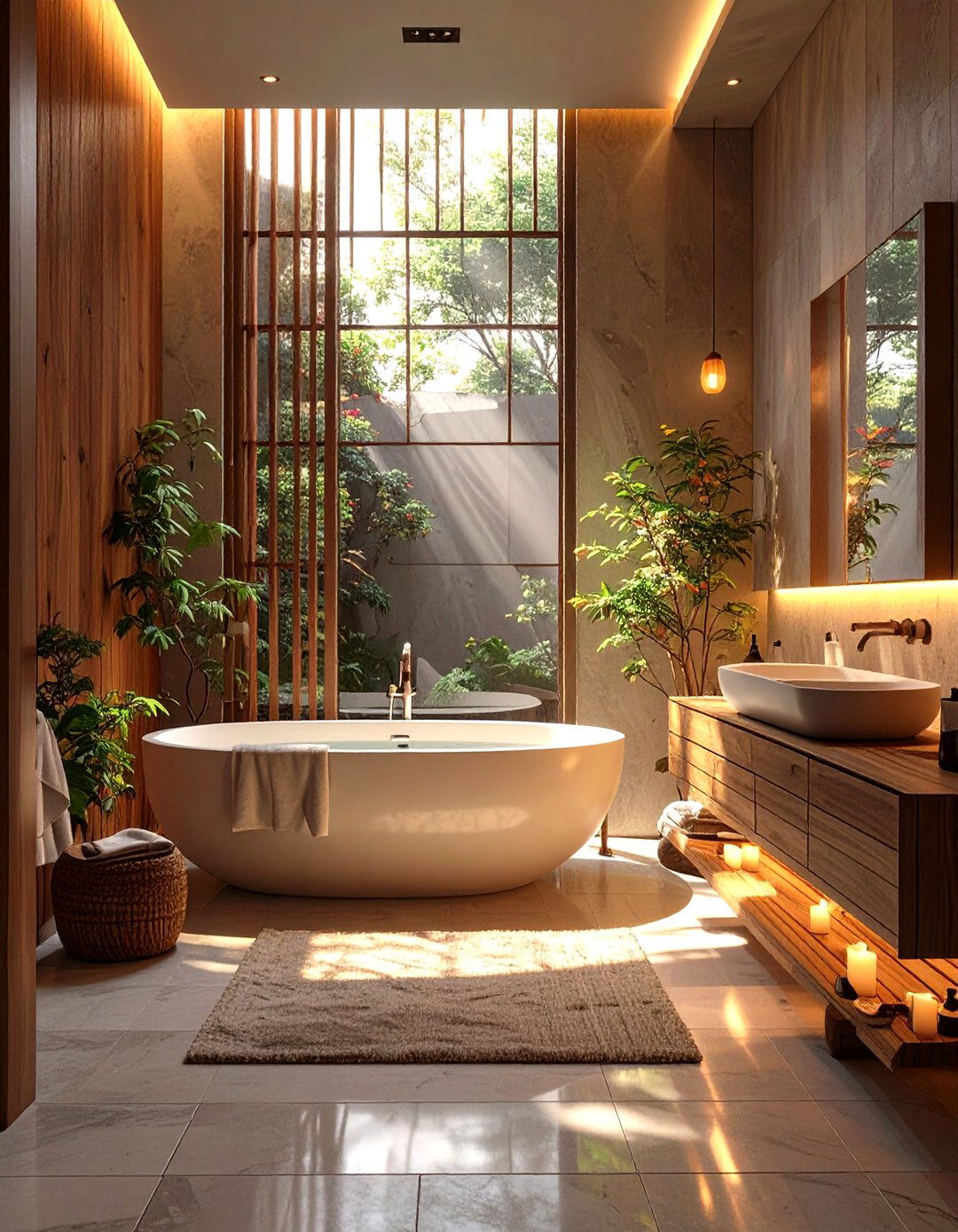 The Japanese Inspired Bathroom - 30 moody bathroom ideas