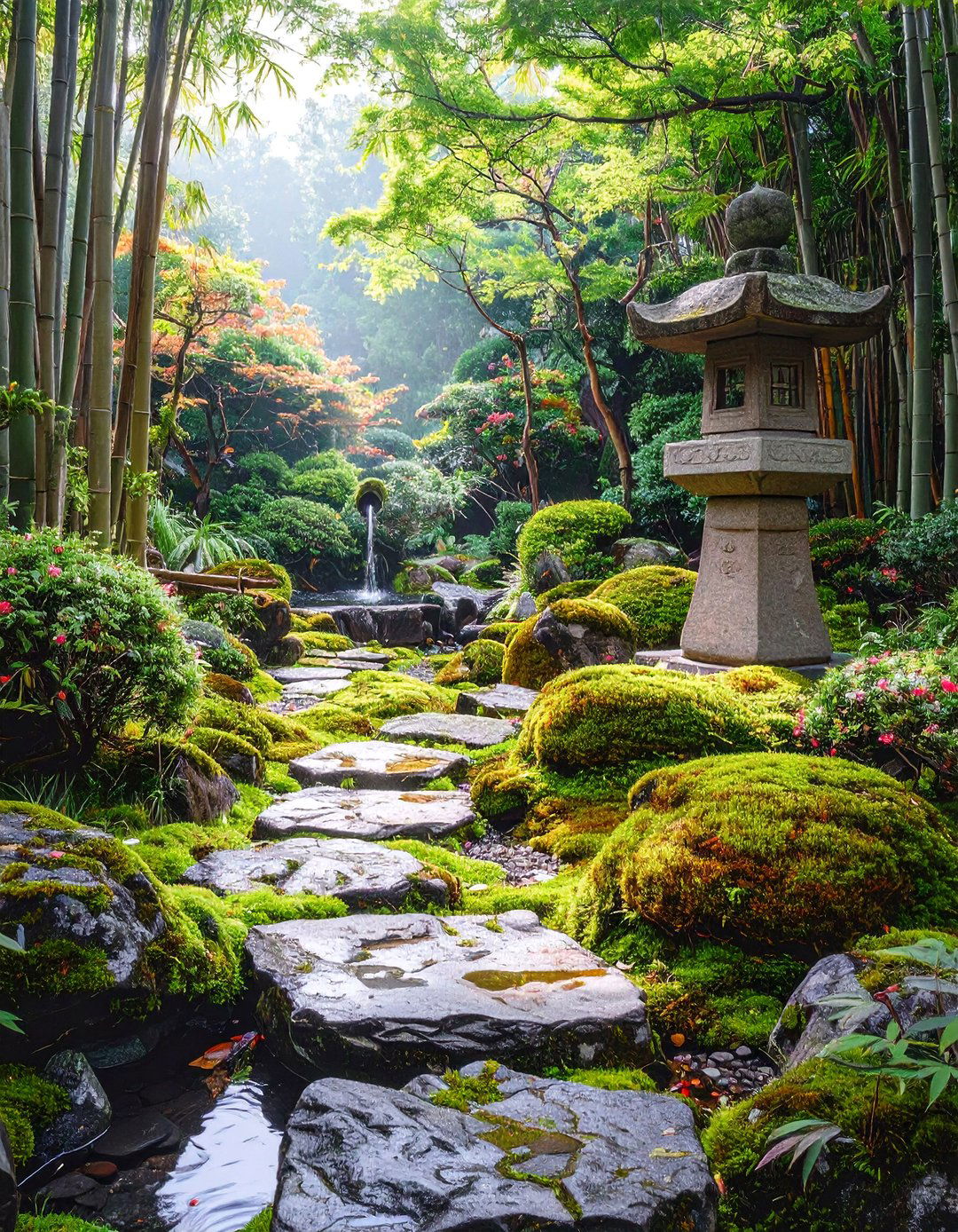 The Japanese Inspired Moss Garden - 30 modern small garden ideas