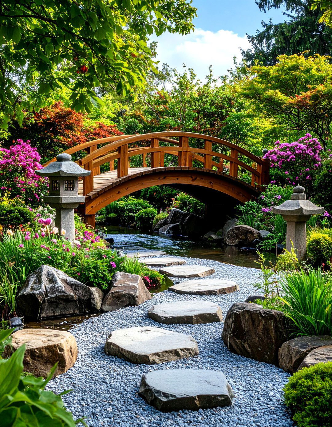 The Japanese Inspired Stroll Garden - 30 gravel backyard ideas