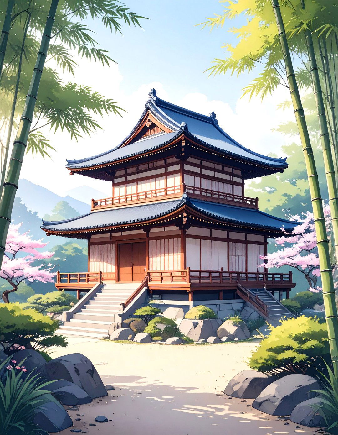 The Japanese Pagoda House - 30 minecraft house design ideas