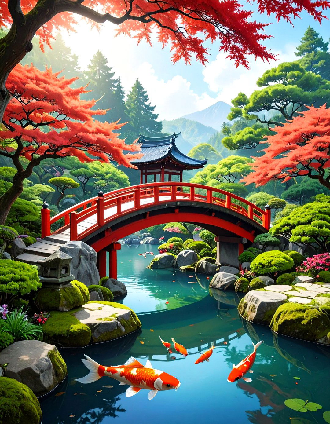 The Japanese Stroll Garden - 30 outdoor  decoration ideas