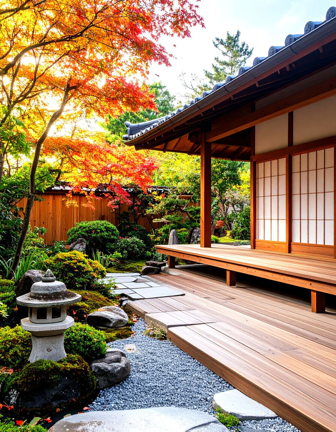 The Japanese Tea House Porch - 30 front porch deck ideas