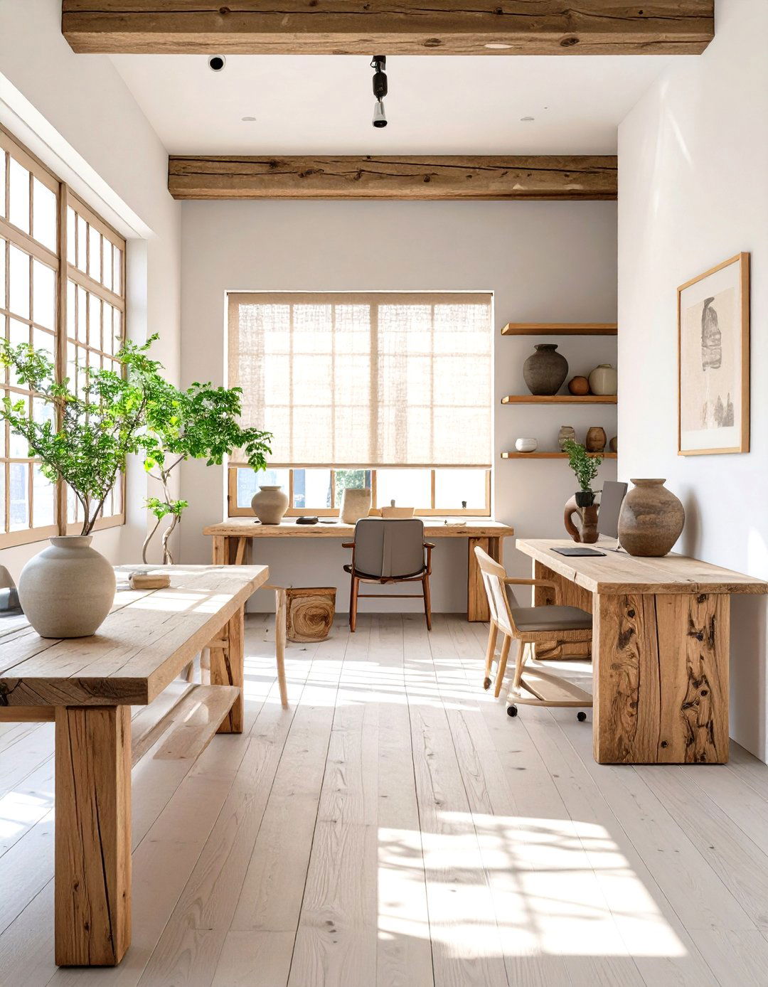 The Japanese Wabi Sabi Office - 30 corporate office interior design ideas