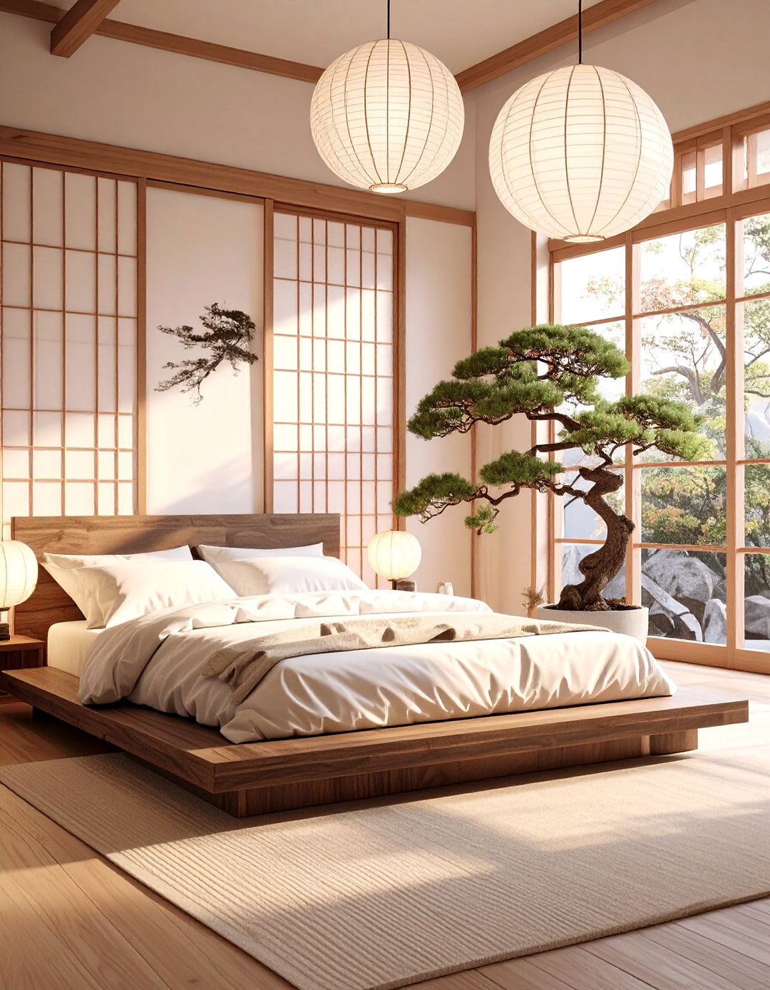 The Japanese Zen Bedroom - 30 master bedroom furniture ideas
