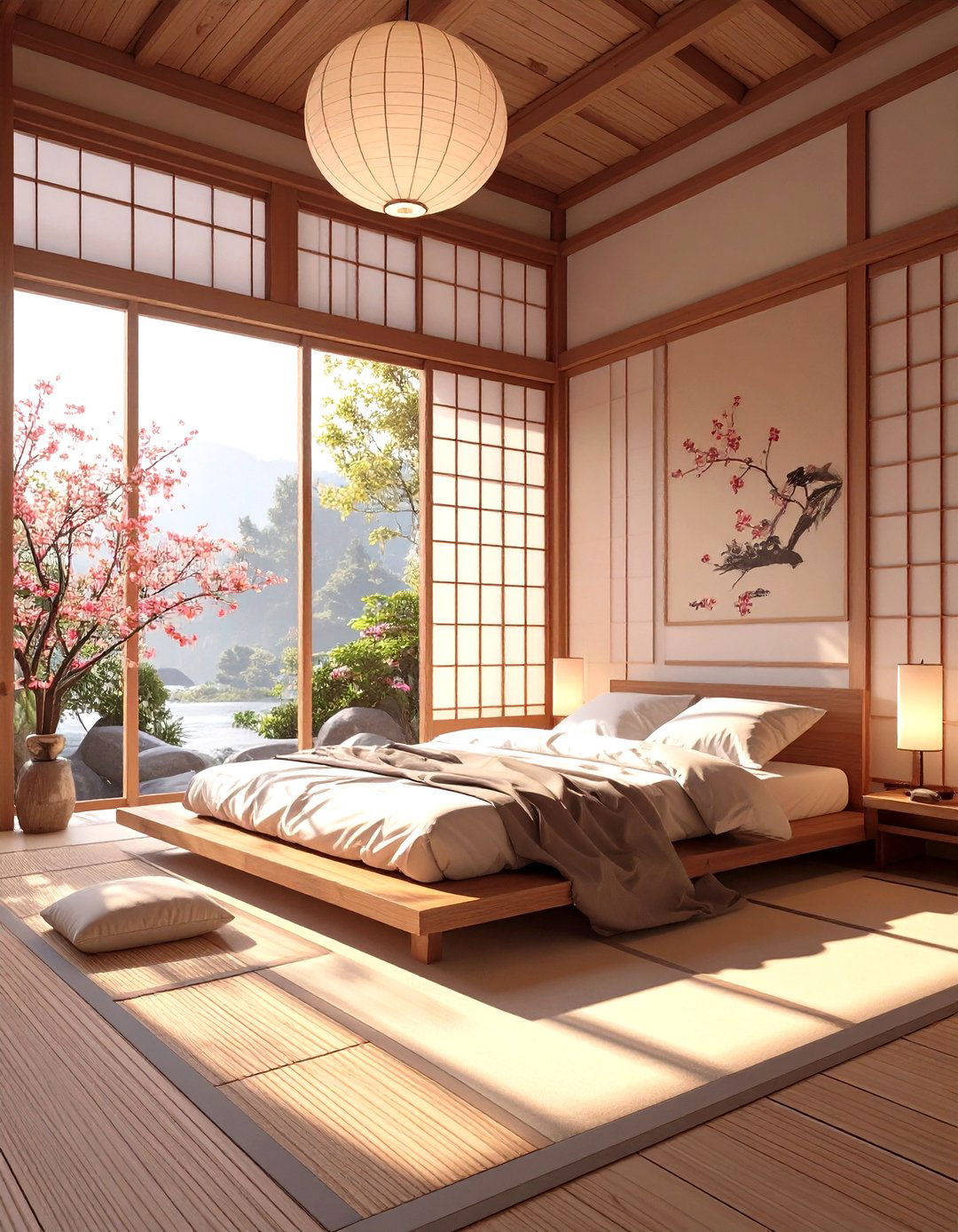 The Japanese Zen Bedroom - 30 how to design a bedroom ideas