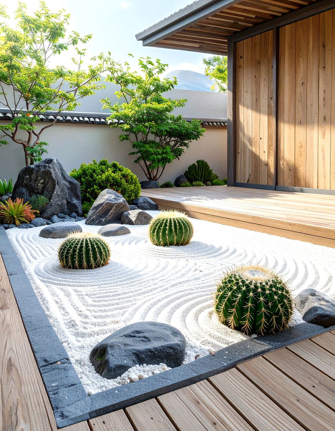 The Japanese Zen Cactus Garden - 30 cactus garden ideas