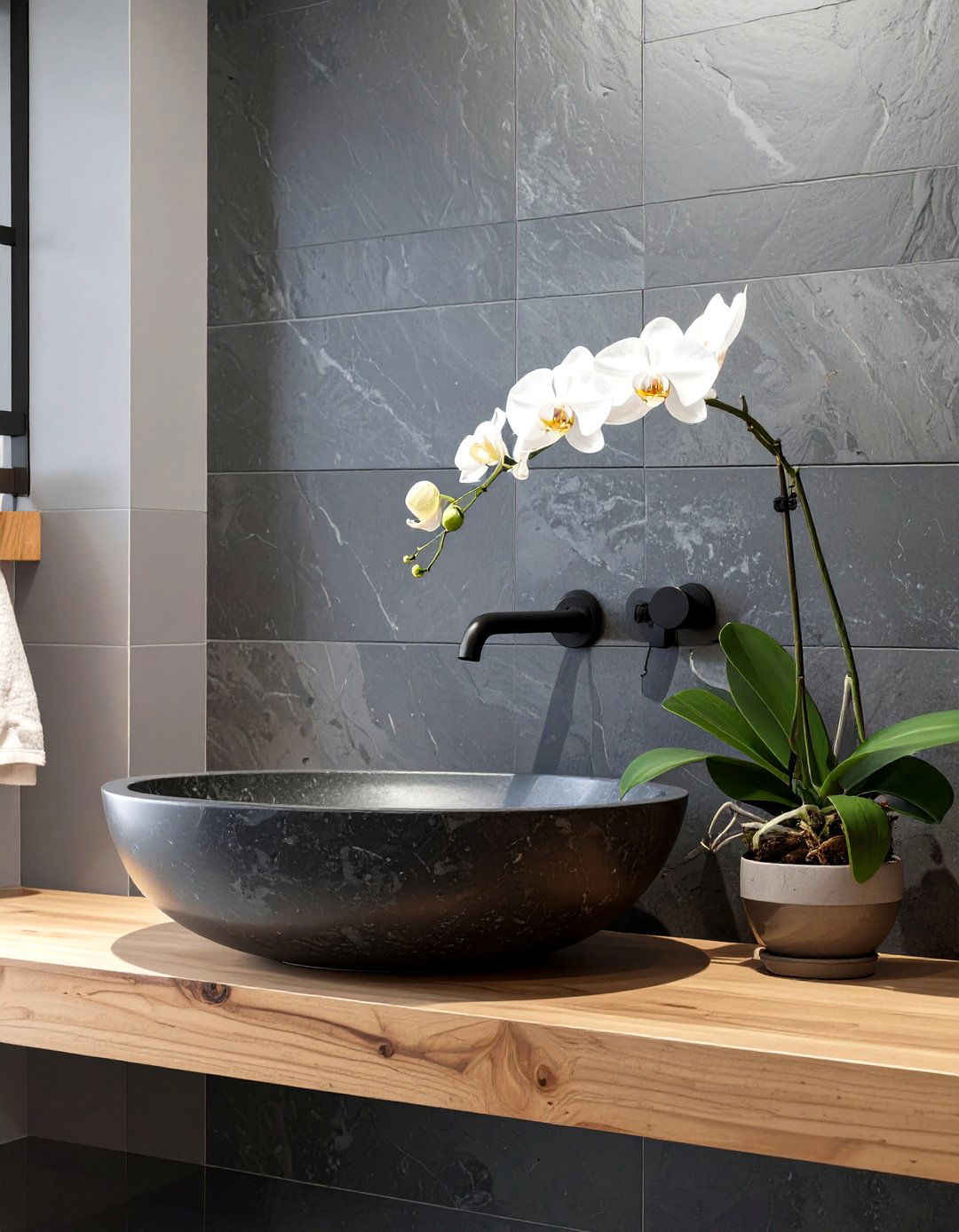 The Japanese Zen Garden Bathroom Sink - 30 bathroom sink ideas