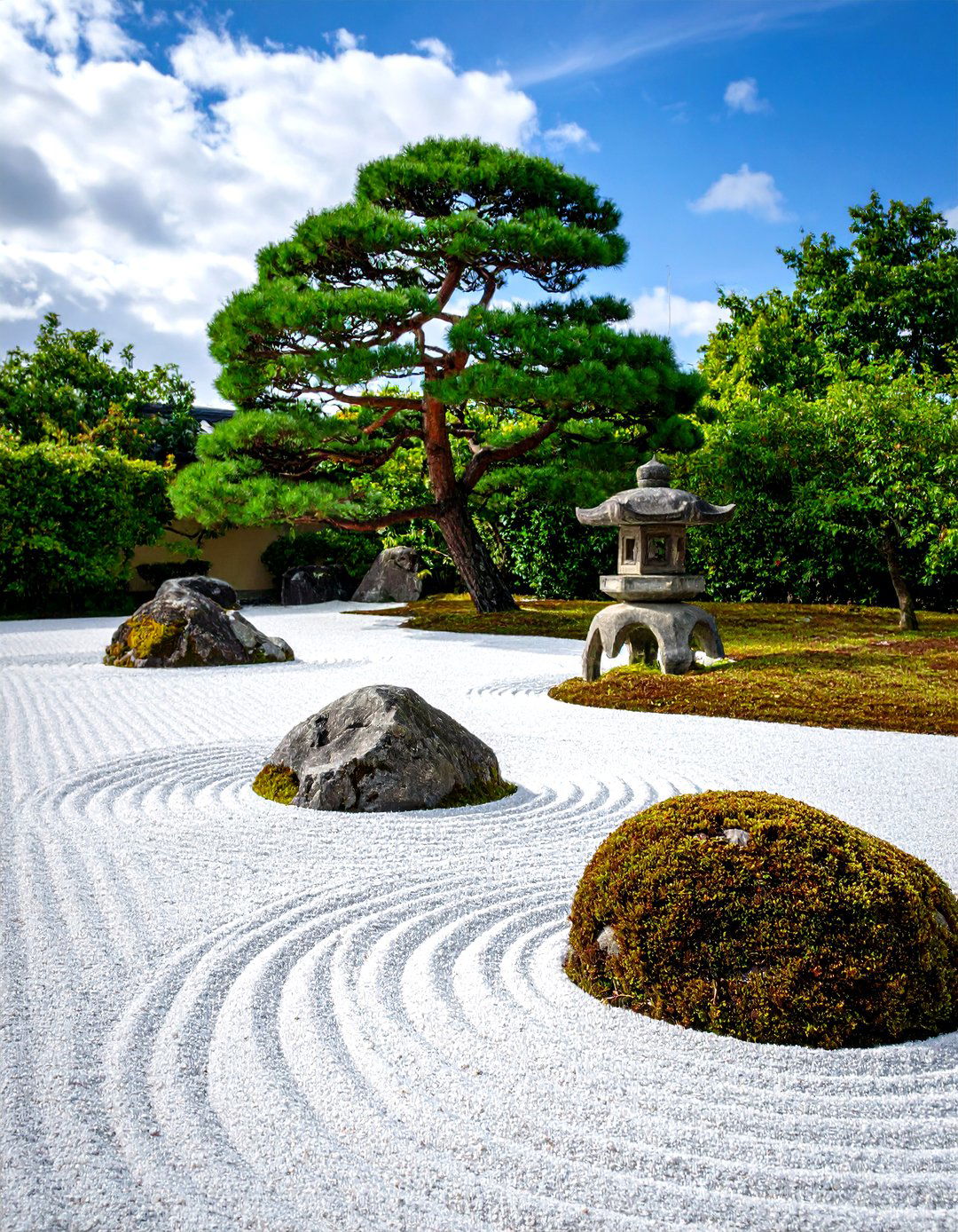 The Japanese Zen Garden Layout - 30 landscape design plans ideas