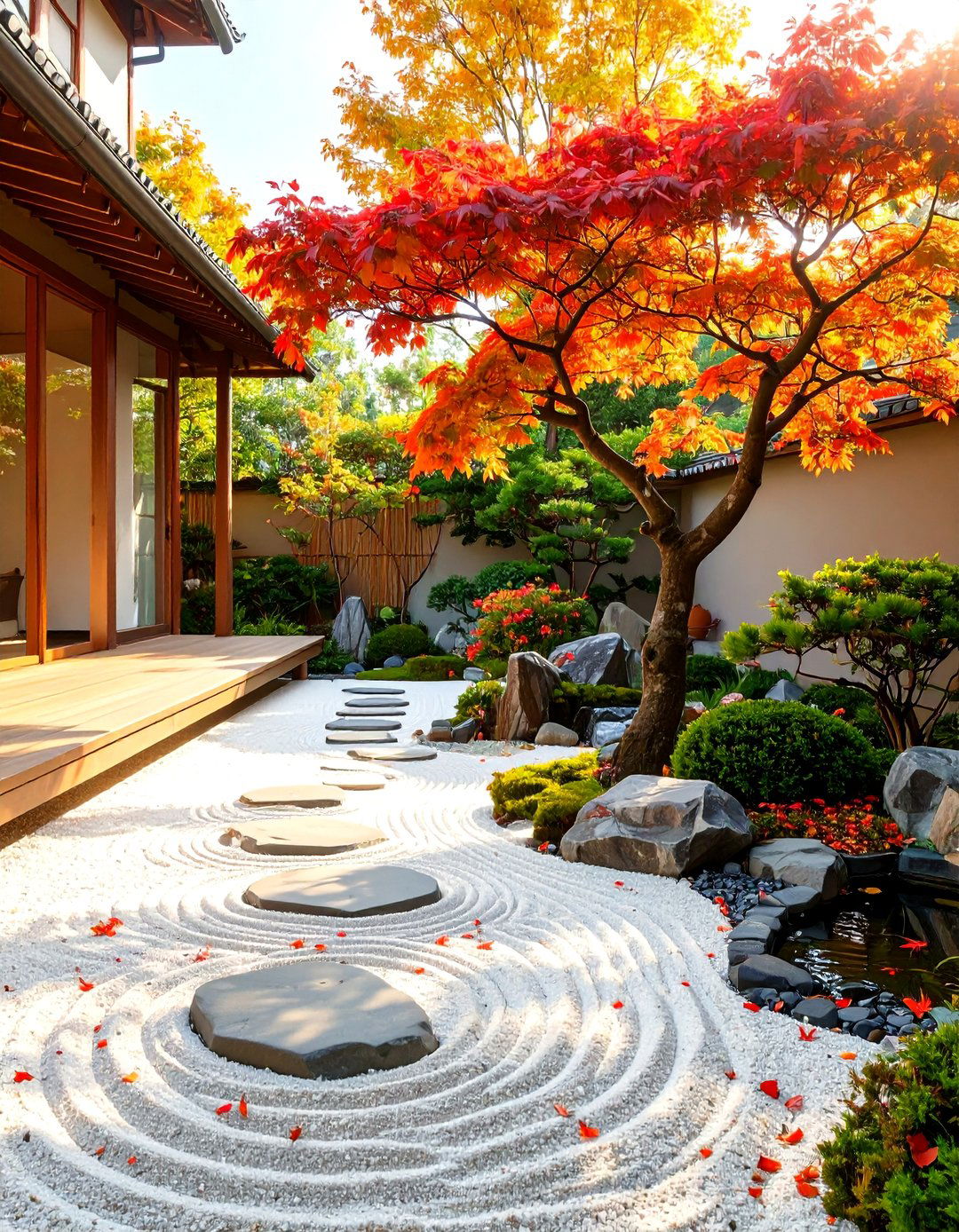 The Japanese Zen Garden Patio - 30 backyard patio designs