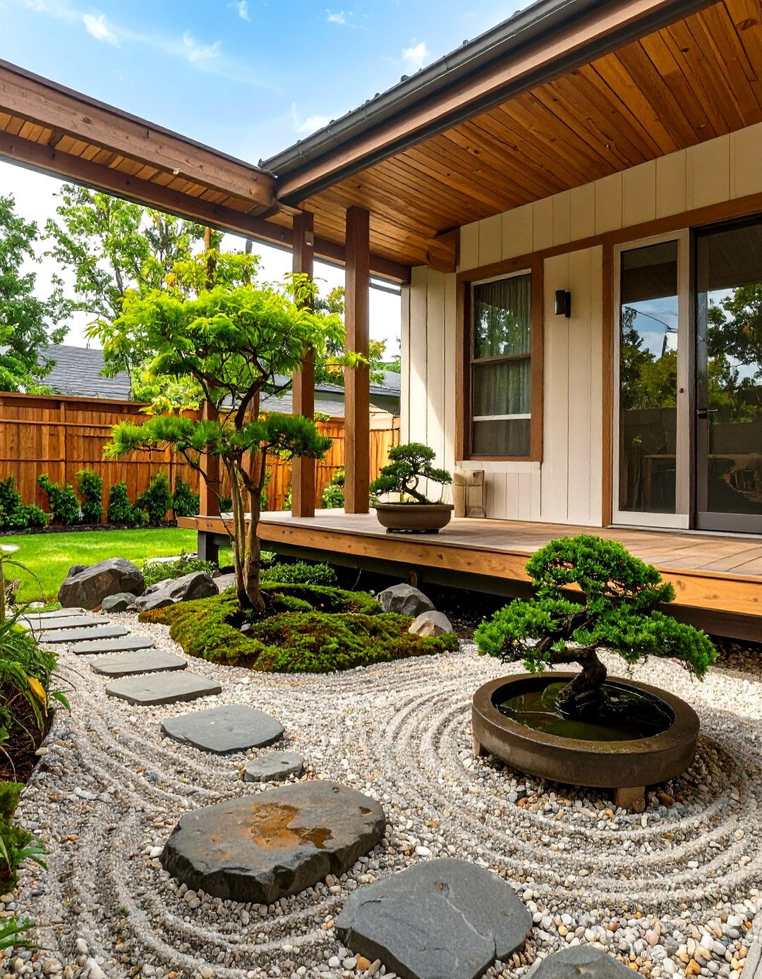 The Japanese Zen Garden Porch - 30 mobile home front porch ideas