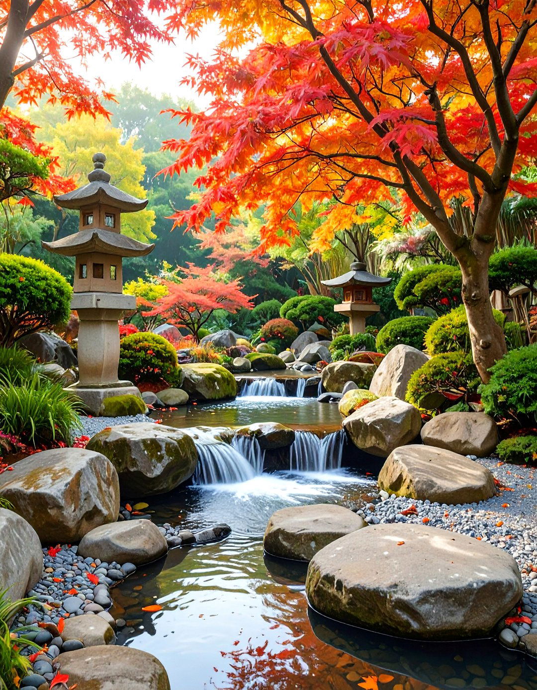 The Japanese Zen Garden Stream - 30 ai waterfall garden ideas