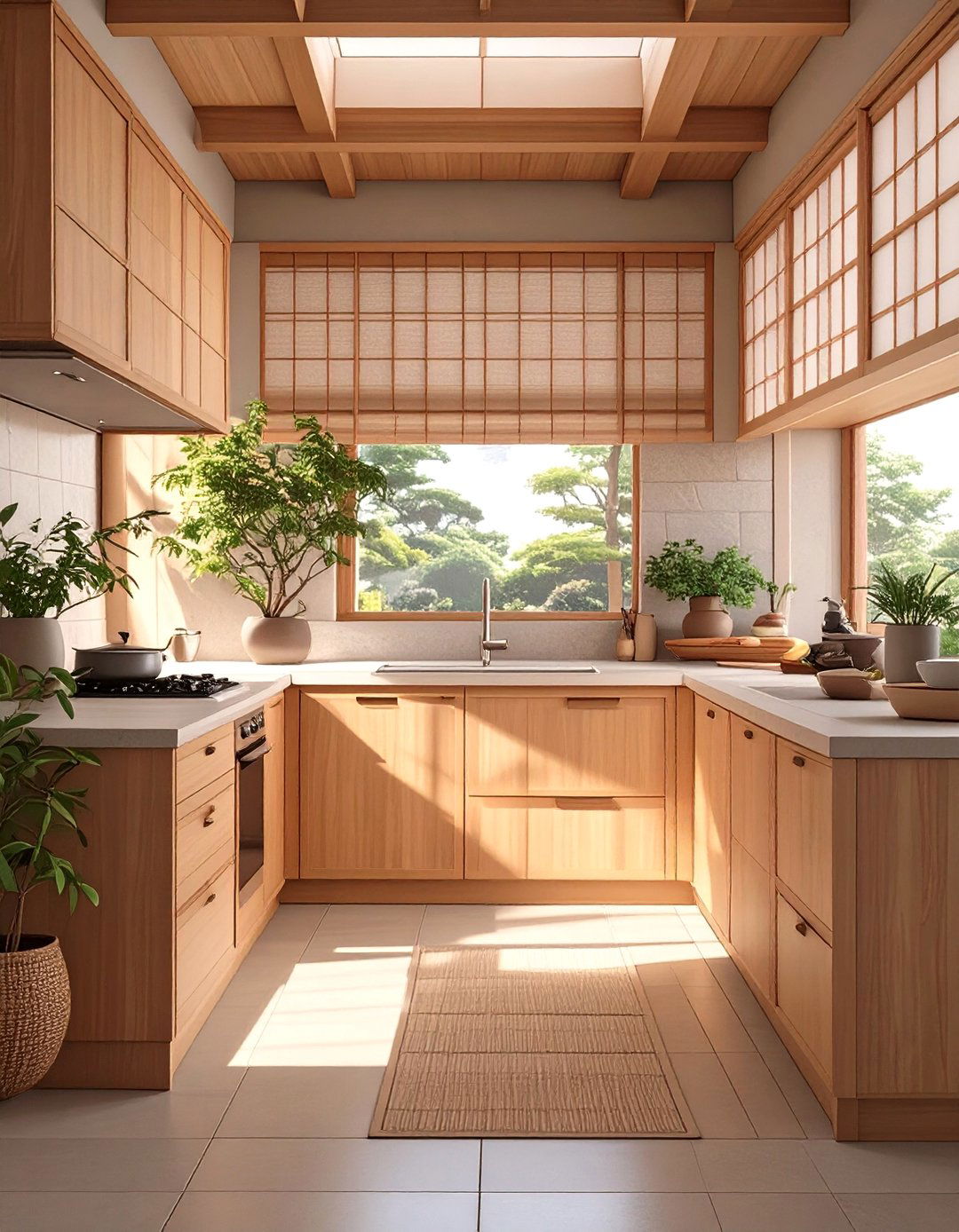 The Japanese Zen Kitchen - 30 apartment kitchen ideas