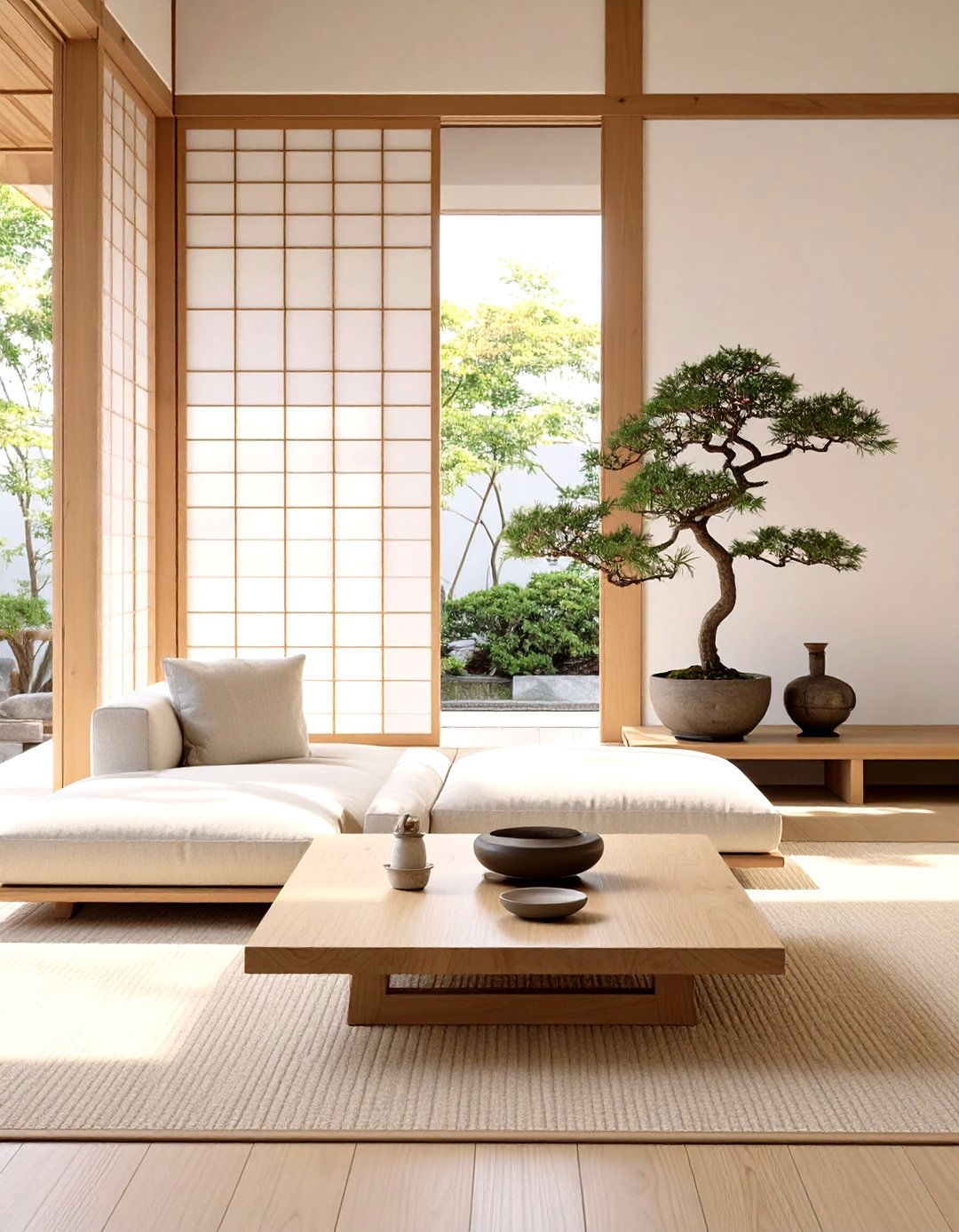 The Japanese Zen Living Room - 30 interior design for living room ideas