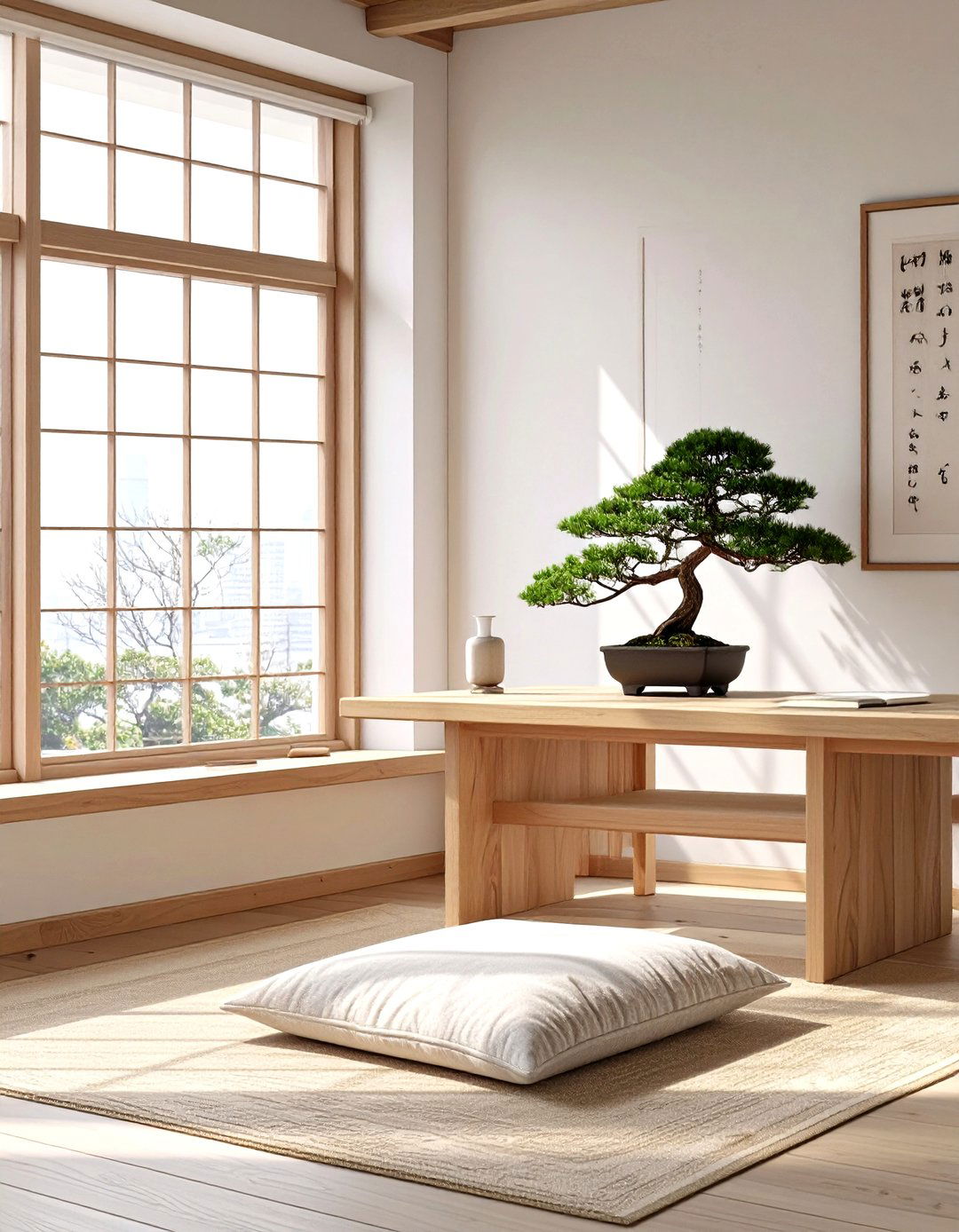 The Japanese Zen Office - 30 office decor inspiration