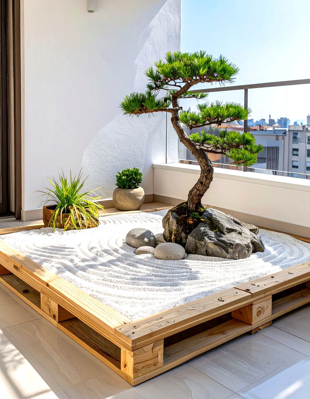 The Japanese Zen Pallet Garden - 30 homemade pallet garden designs
