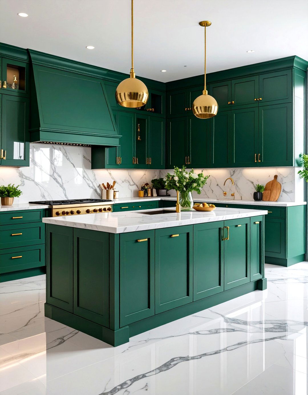 The Jewel Tone Kitchen - 30 kitchen renovation ideas