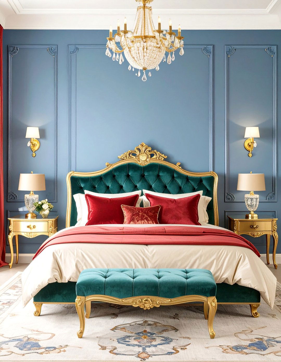 The Jewel Toned Bedroom Splendor - 30 dark bedroom ideas