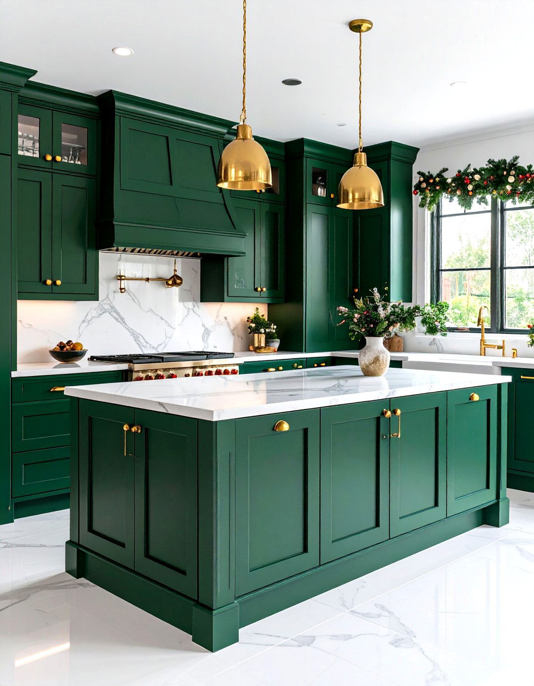 The Jewel Toned Cabinetry Kitchen - 30 farmhouse kitchen decor ideas