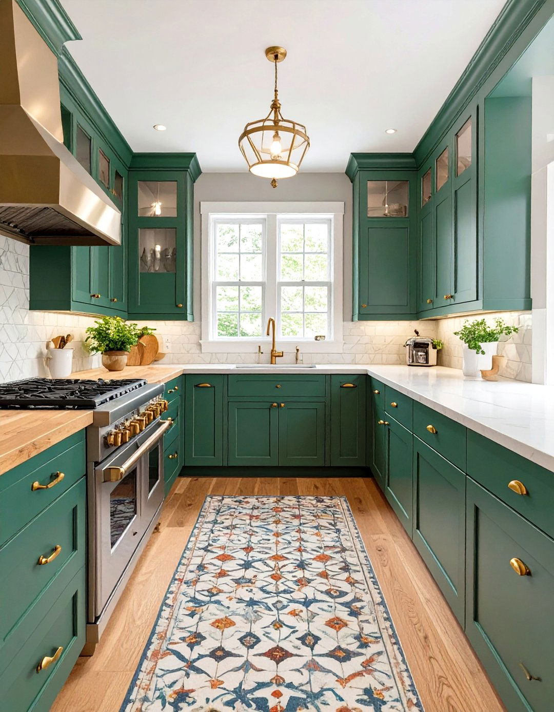 The Jewel Toned Cottage Kitchen - 30 cottage kitchen ideas