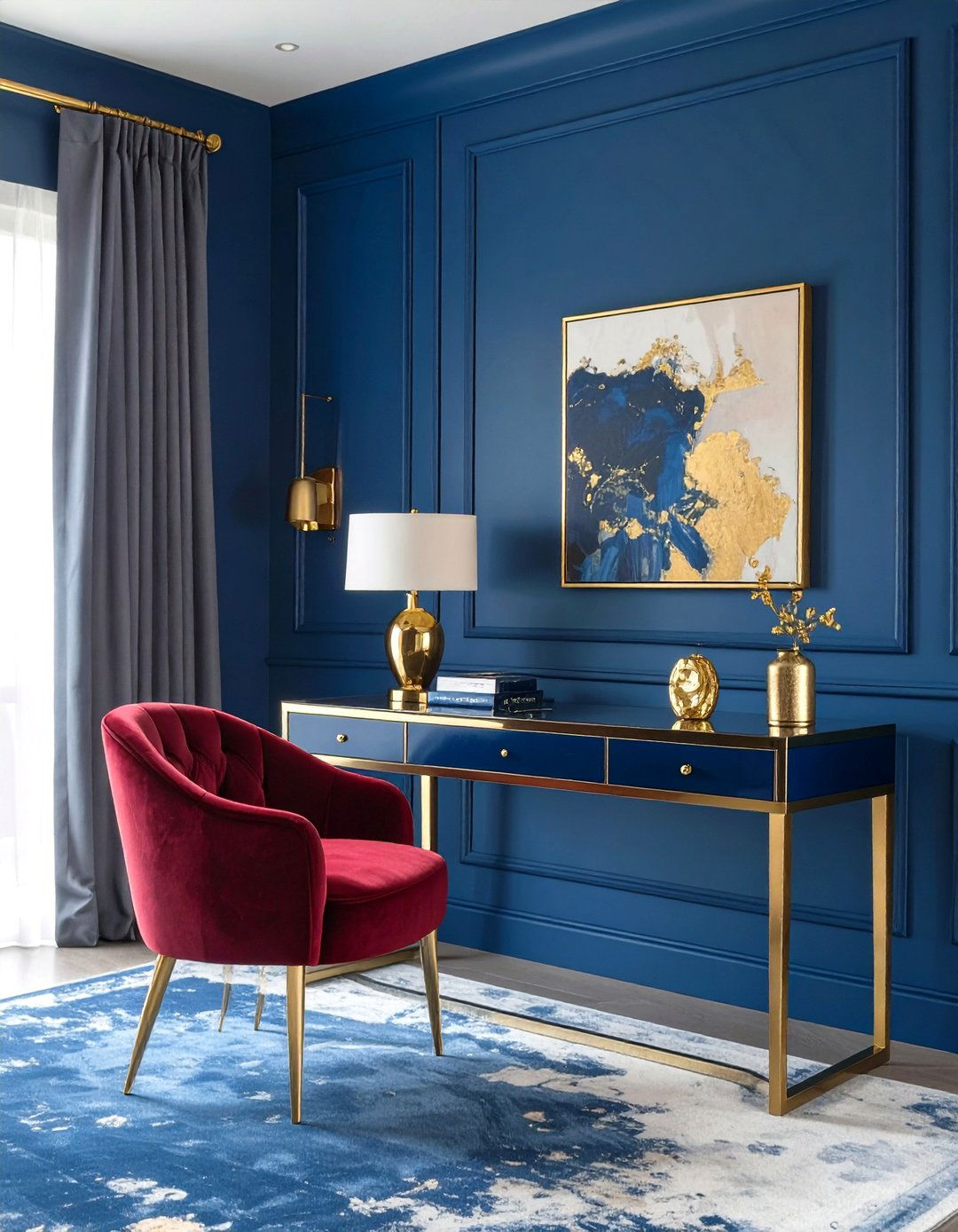 The Jewel Toned Jewel Box - 30 home office ideas for her
