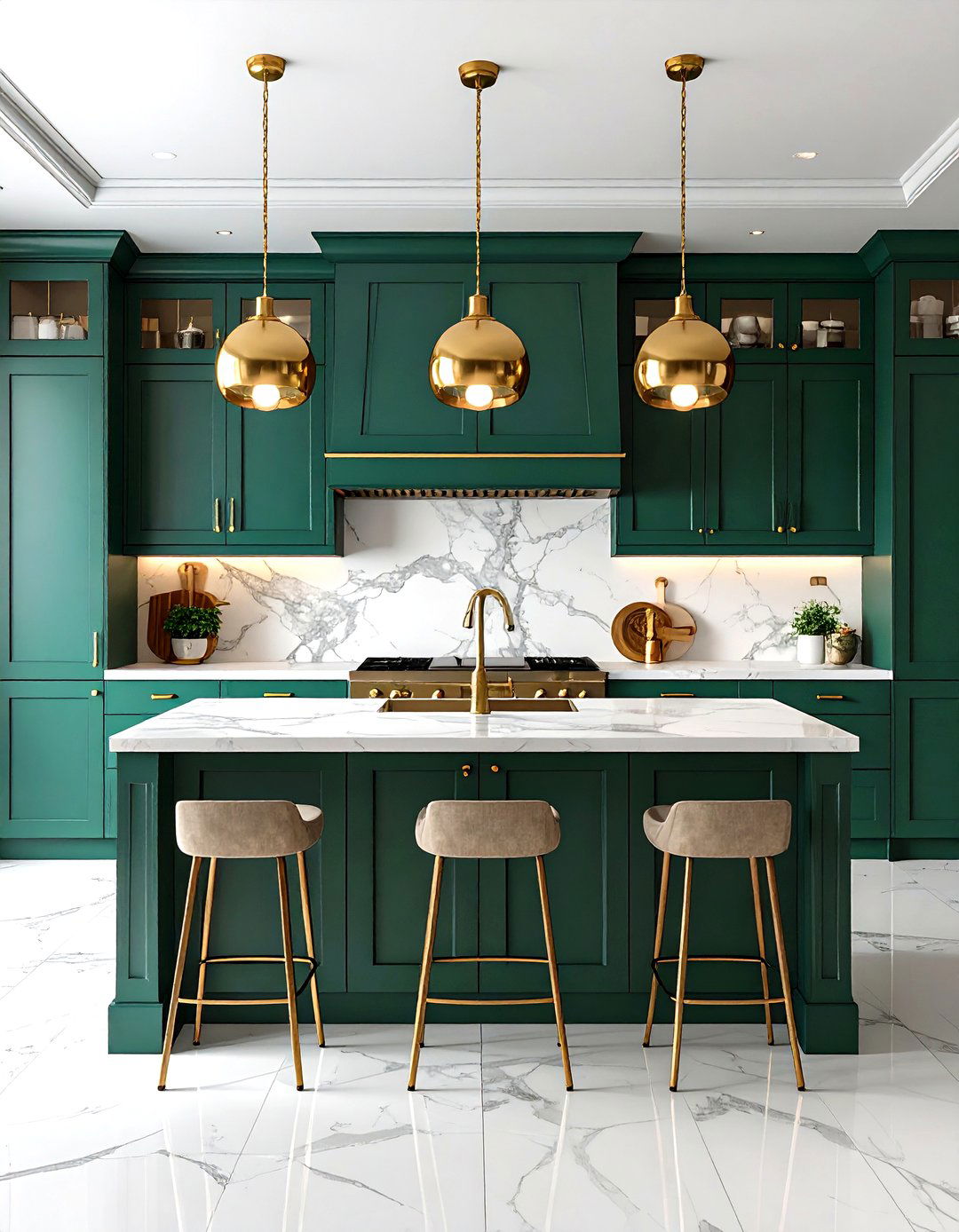 The Jewel Toned Kitchen - 30 dream kitchen ideas