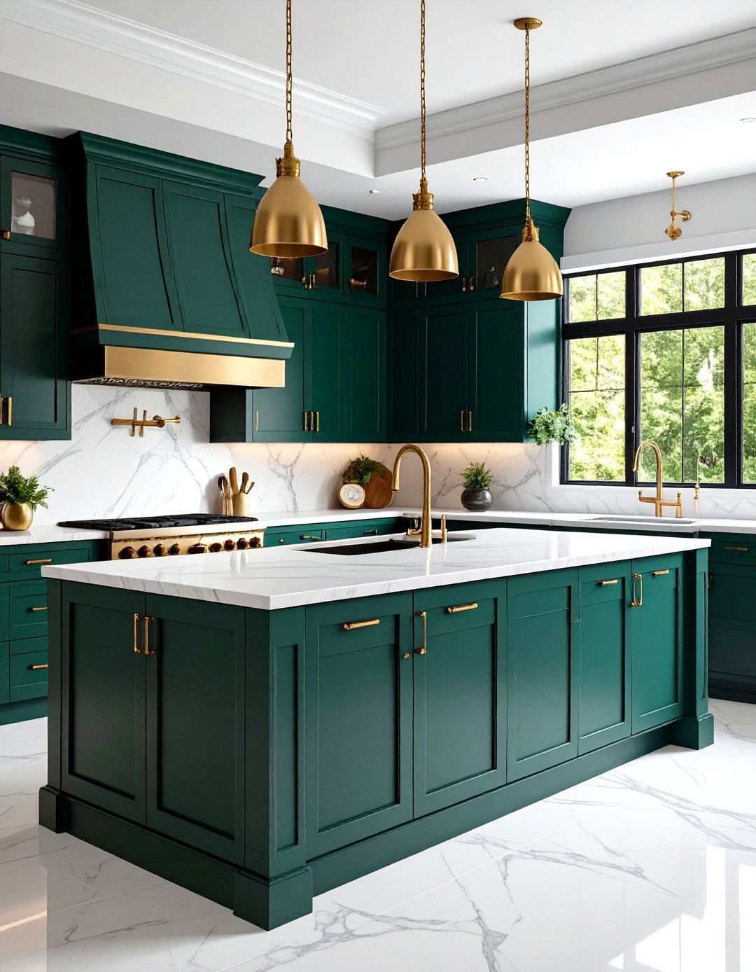 The Jewel Toned Kitchen - 30 elegant luxury modern kitchen designs