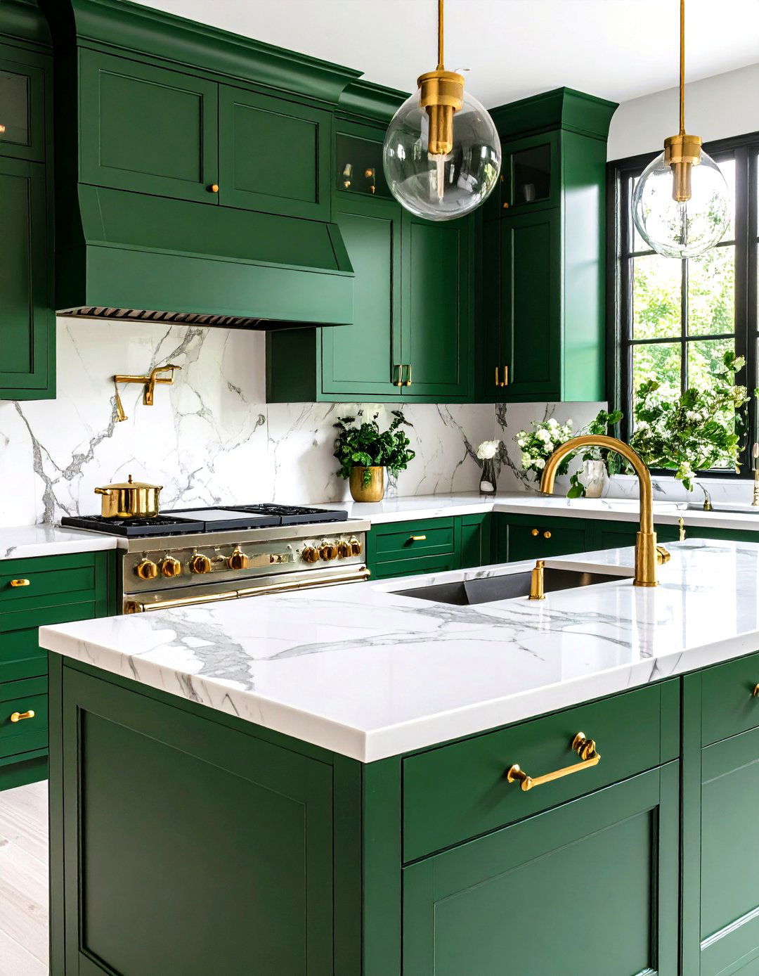 The Jewel Toned Kitchen - 30 kitchen decorating ideas