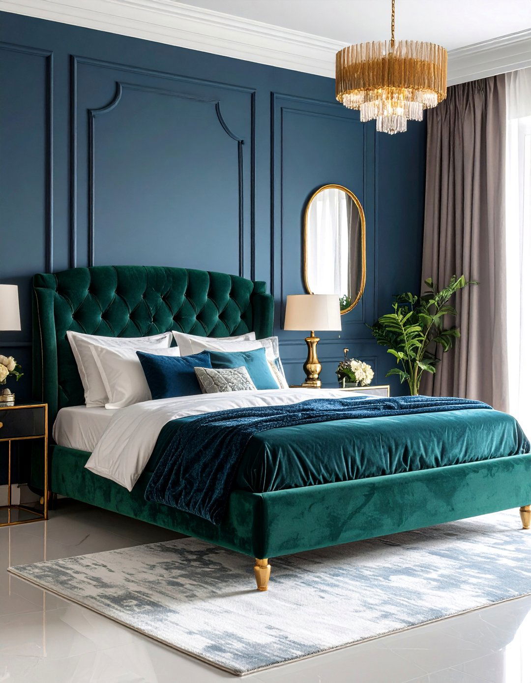 The Jewel Toned Luxury Bedroom - 30 3d bedroom design ideas