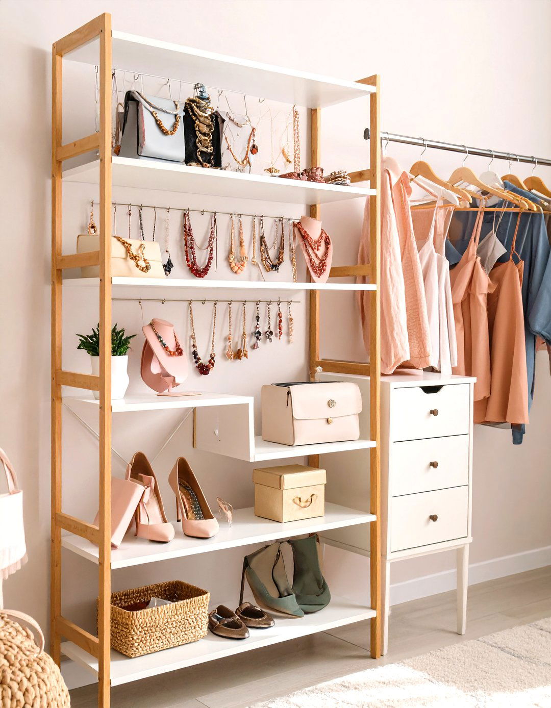 The Jewelry Organizer Display - 30 dorm storage ideas