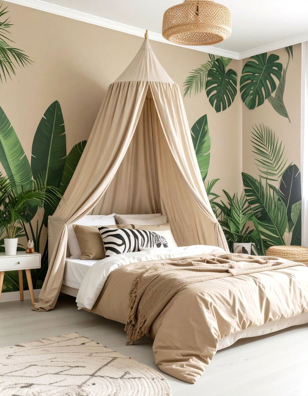 The Jungle Safari Adventure - 30 kids bedroom ideas for small rooms