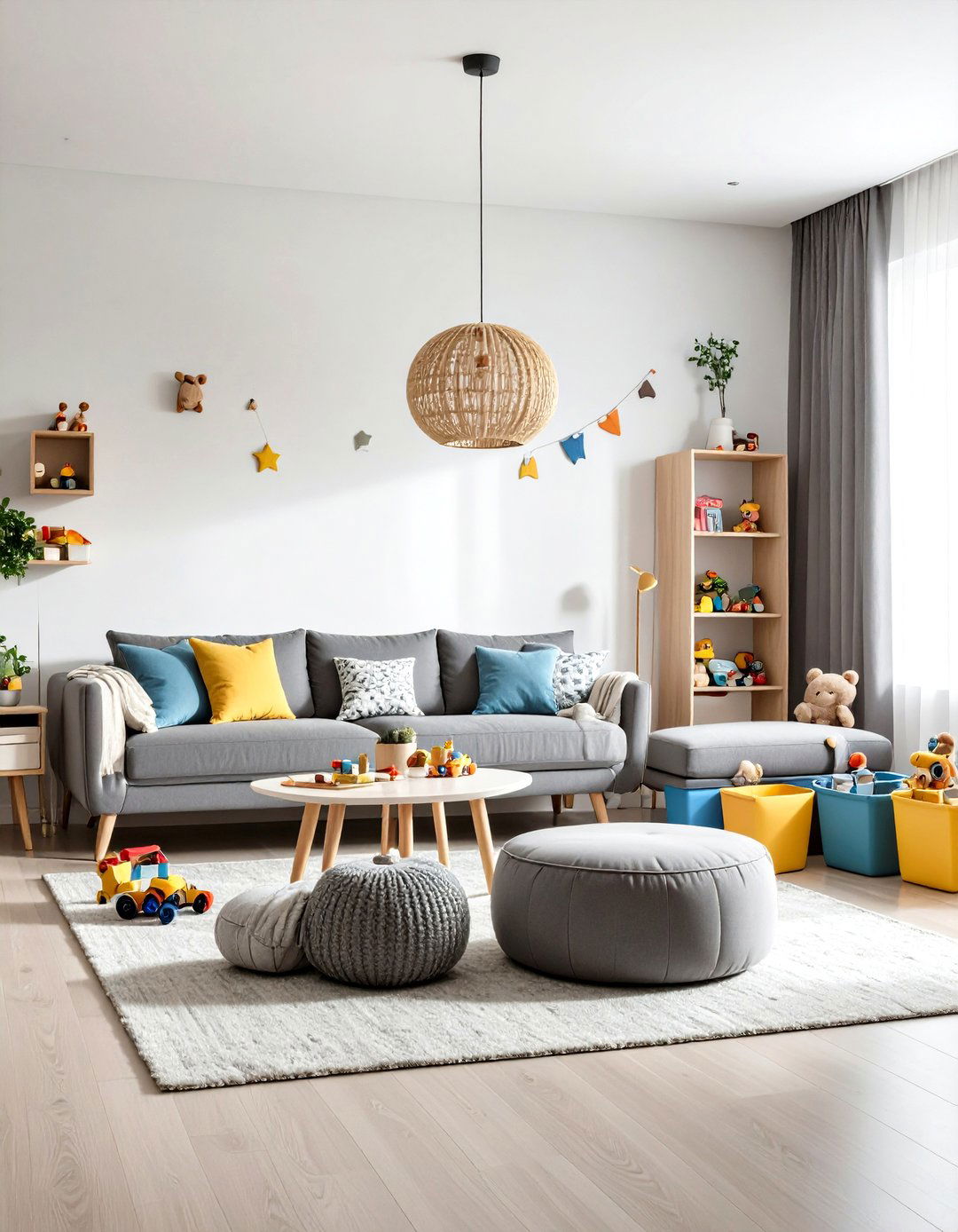 The Kid Friendly Performance Fabric Family Room - 30 family room furniture ideas