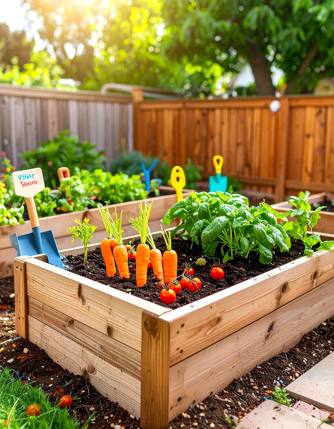 The Kid Friendly Vegetable Patch - 30 backyard ideas for kids