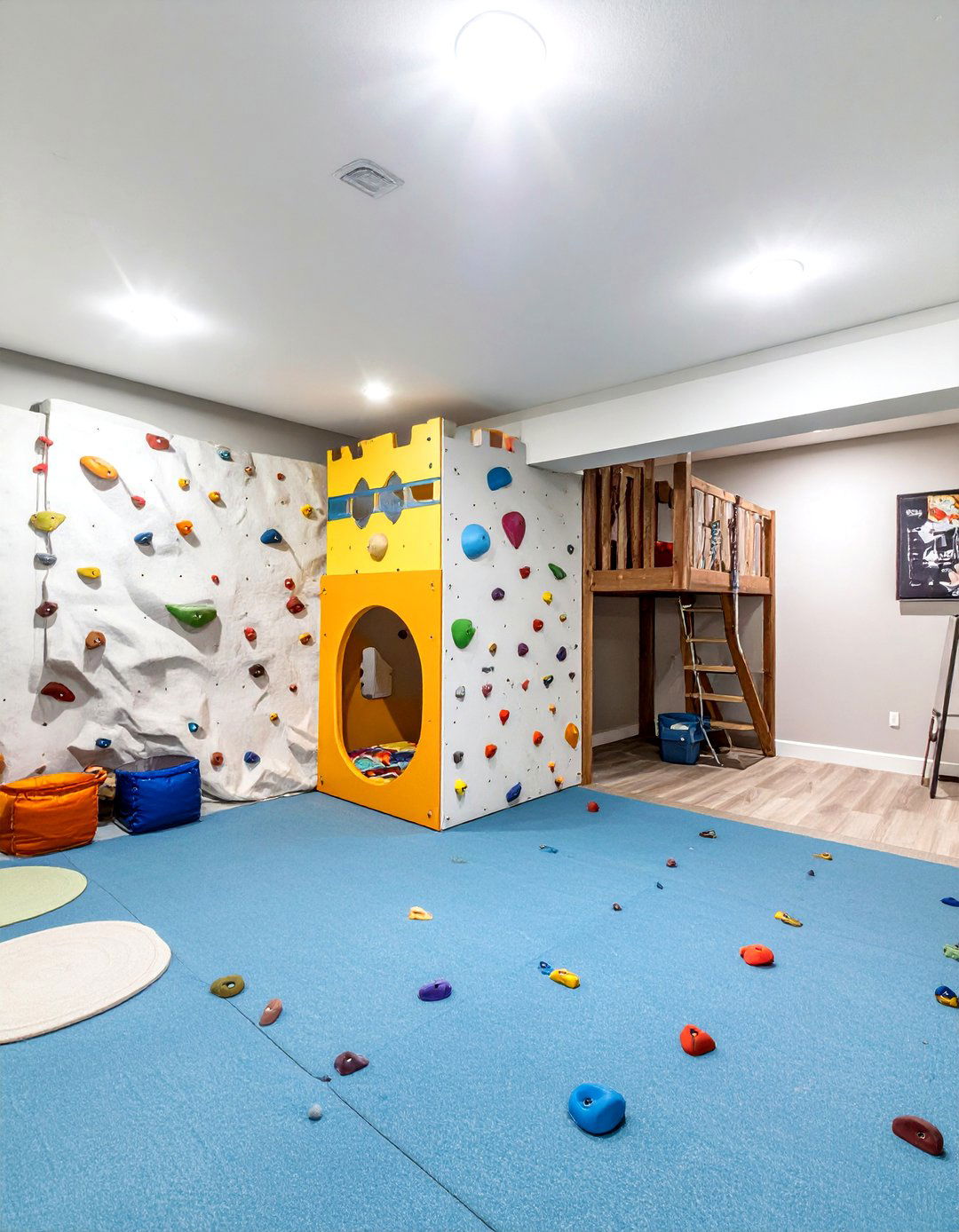 The Kids Adventure Zone Basement - 30 basement decor ideas