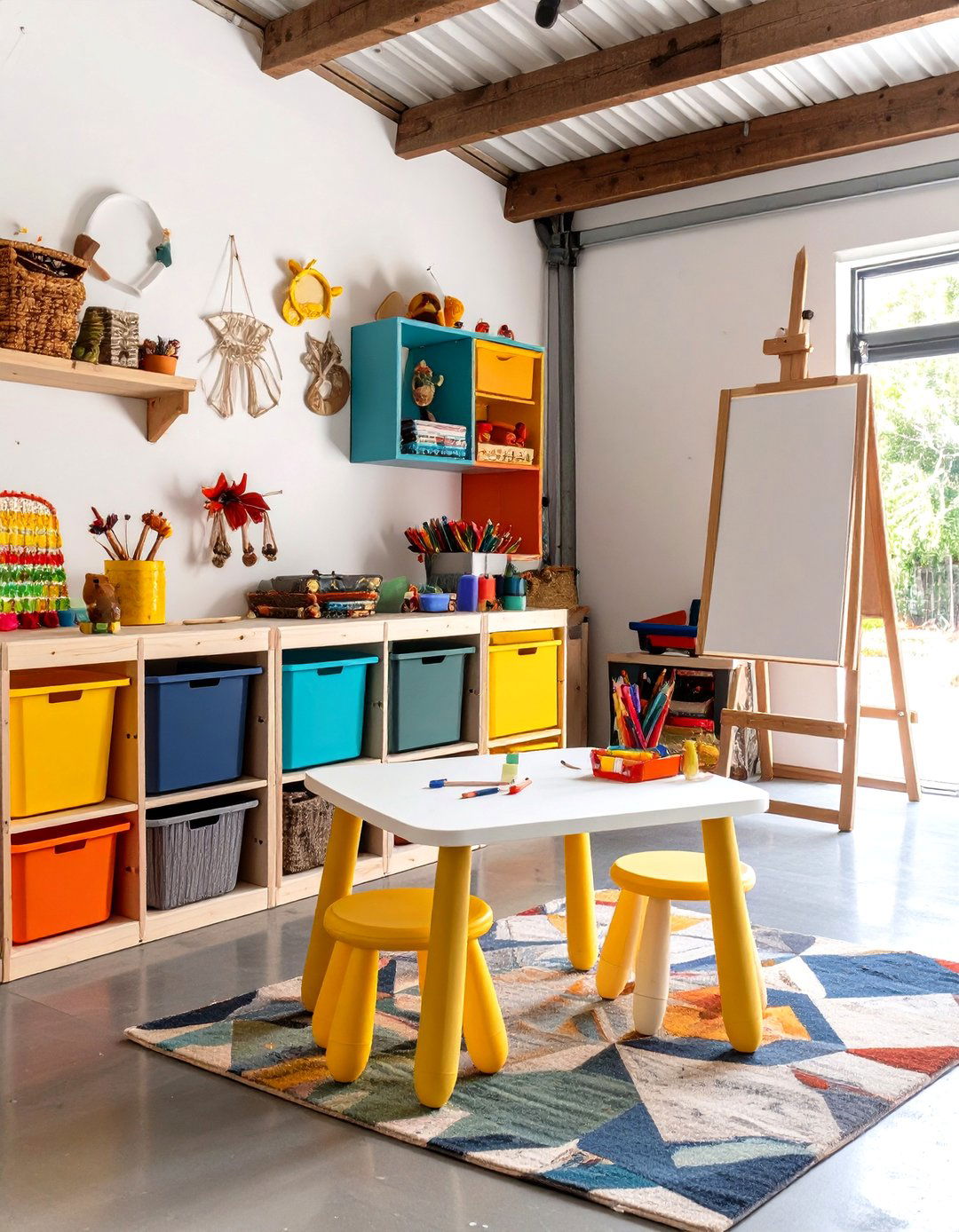 The Kids Craft and Project Corner - 30 ikea garage storage ideas