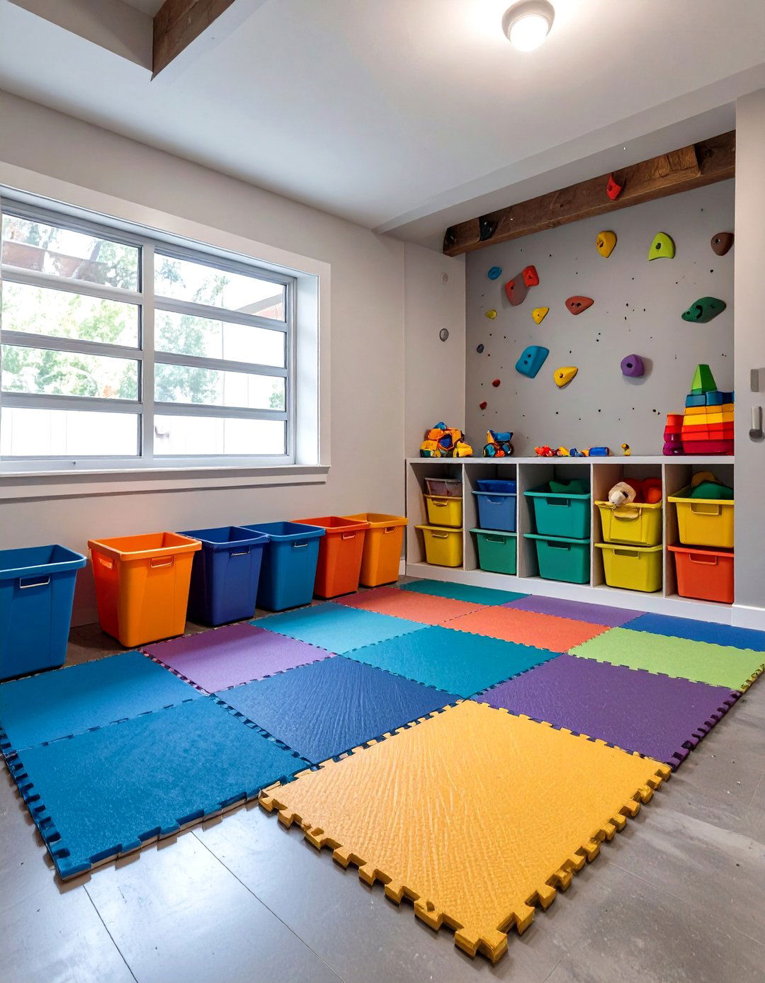 The Kids Indoor Play Zone - 30 cool garage makeover ideas