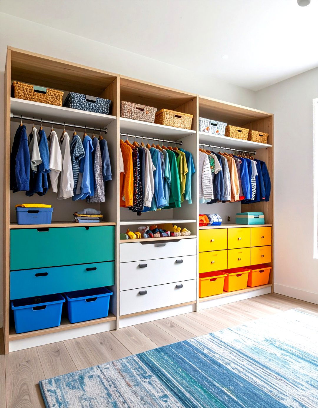 The Kids Playful and Organized Closet - 30 design closet ideas