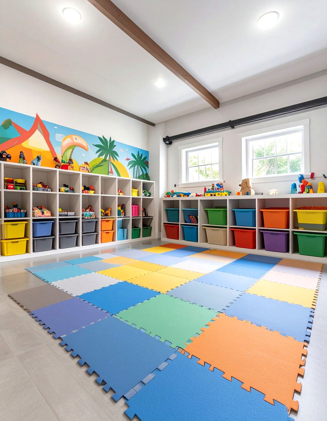 The Kids Playroom Paradise Garage - 30 garage makeover ideas