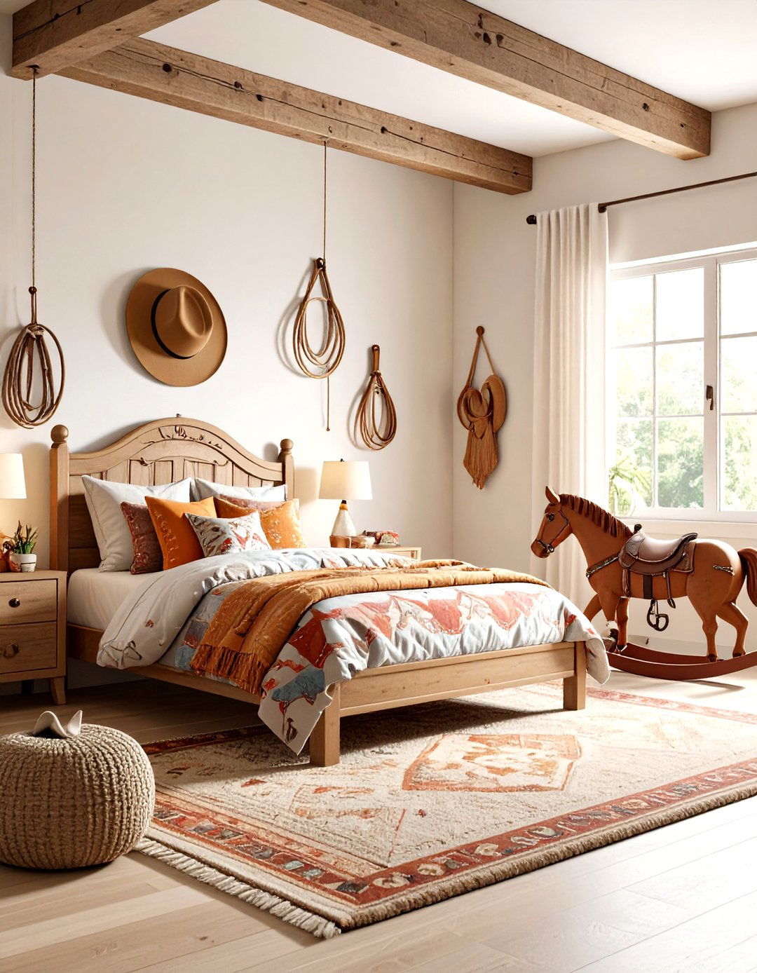 The Kids Room with Cowboy Themes - 30 1950s interior design ideas