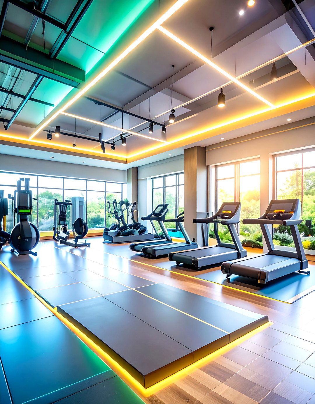 The Kinetic Energy Harvesting Gym - 30 futuristic interior design ideas